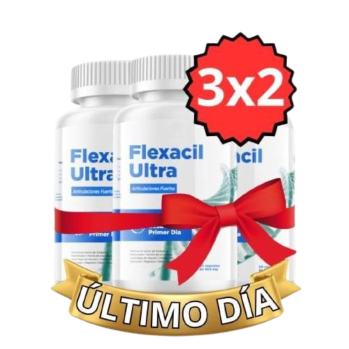 Flexacil Ultra suplemento articular frasco oficial